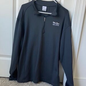 Nike Dark Gray Quarter-Zip Pullover